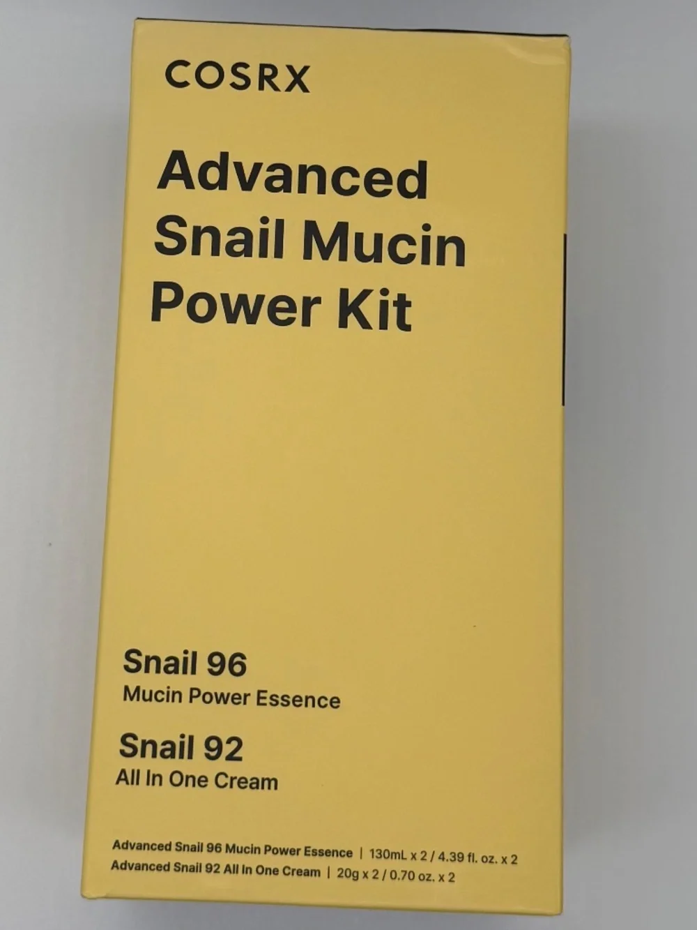 COSRX Advanced Snail Mucin Power Kit 4 Pc Korean Skincare Set New